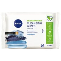 Nivea Biodegradowalne Chusteczki do demakijażu 3w1 - cera normalna 1op.-25szt