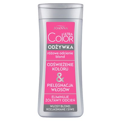 Joanna Ultra Color Odżywka do włosów koloryzująca - różowe odcienie blond  200g