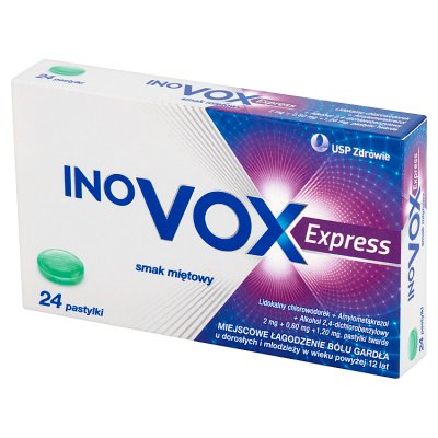Inovox Express (smak mięta) 24 pastl.