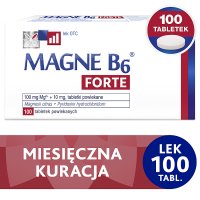 Magne-B6 Forte  100 tabletek powlekanych
