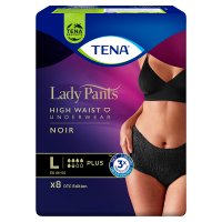 TENA Lady Pants Noir Plus majtki chłonne L, 8 sztuk