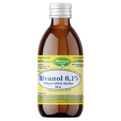 Rivanol 0,1% płyn do stosowania na skórę 1mg/g, 90 g