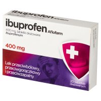 Ibuprofen 400 mg, 20 tabletek