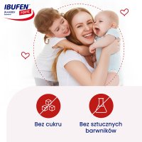 Ibufen dla dzieci Forte o smaku truskawkowym zawiesina doustna 200 mg/5ml, 100 ml