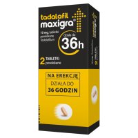 Tadalafil Maxigra 10 mg, 2 tabletki powlekane