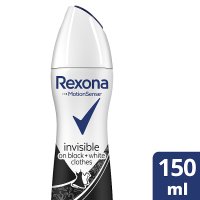 Rexona Motion Sense Woman Dezodorant spray Invisible Black+White 150 ml
