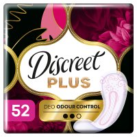 Wkladki Higieniczne Discreet Protective Odour Control Plus  52 sztuki