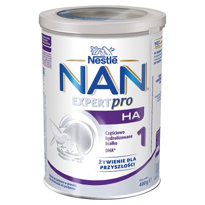 Nestle Nan Expert Pro HA1, mleko początkowe, dla niemowląt od urodzenia, 400g