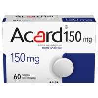 Acard 150 mg, 60 tabletek dojelitowych