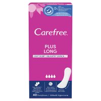 Carefree Plus Long Wkładki higieniczne Light Scent - delikatny zapach 1op.-40szt