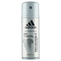 Adidas Pro Invisible 48h Dezodorant spray dla mężczyzn 150ml