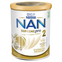 Nestle Nan Supreme Pro 2 (dawniej Supreme 2 HM-0), mleko modyfikowane, po 6 miesiącu życia, 800g