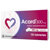 Acard 300 mg, 10 tabletek