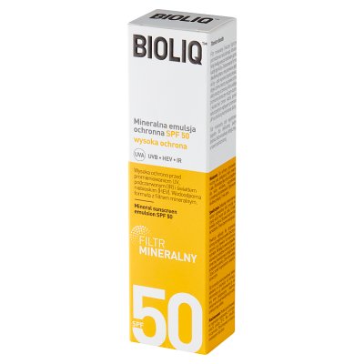 BIOLIQ SPF mineralna emulsja ochronna SPF50 30 ml
