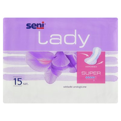 Seni Lady Super wkładki urologiczne 15 sztuk