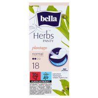 Bella, Panty Herbs, Sensitive, wkładki higieniczne, z babką lancetowatą, 18 sztuk
