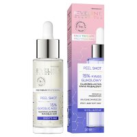 Eveline Face Therapy Professional Peel Shot Kuracja wygładzająca - 15% Kwas Glikolowy  30ml