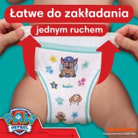 PAMPERS Pants Psi Patrol pieluchomajtki rozmiar 5 12-17 kg 66 sztuk