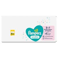 Pampers chusteczki nawilżane Sensitive 6 x 80 szt (6-pack)