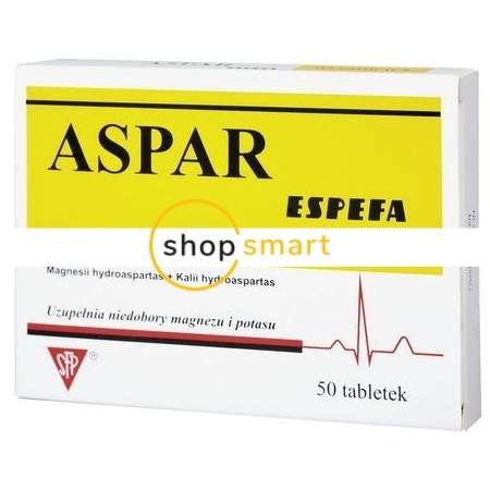 Aspar Espefa, 50 tabletek