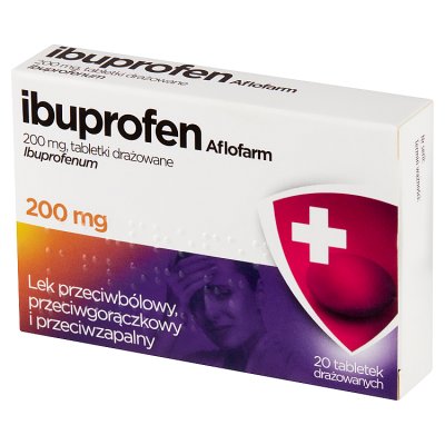 Ibuprofen 200 mg, 20 tabletek