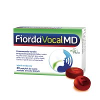 Fiorda Vocal MD o smaku owoców leśnych, 30 pastylek do ssania