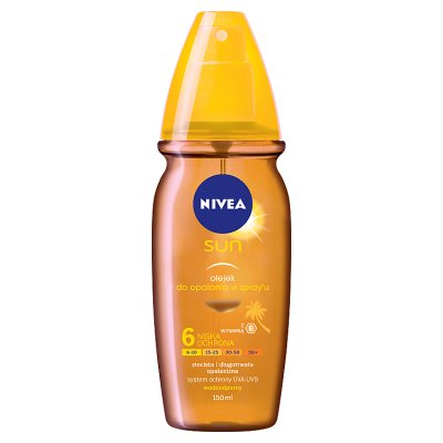 Nivea Sun, olejek do opalania,SPF 6, 150 ml