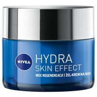 Nivea Hydra Skin Effect Żel-Krem do twarzy na noc - Moc Regeneracji 50ml