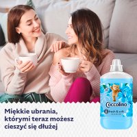 Coccolino Blue Splash, płyn do płukania tkanin, koncentrat, 1,7l