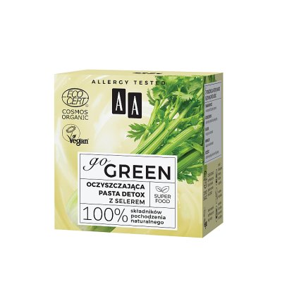 AA Go Green Oczyszczająca Pasta detox z selerem  50ml