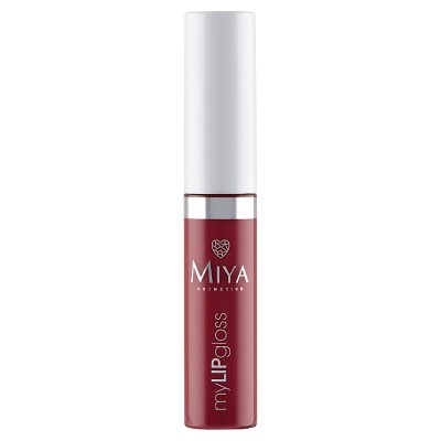 Miya Cosmetics naturalny nawilżający błyszczyk do ust z olejkami, woskami i witaminami - odcień Dusty Rose 9 ml