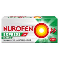 Nurofen Express Femina, 200 mg, 10 kapsułek