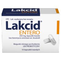 Lakcid Entero 250 mg, 10 kapsułek