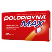 Polopiryna Max 500 mg, 10 tabletek