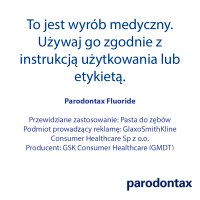 Pasta paradontax fluoride 75 ml