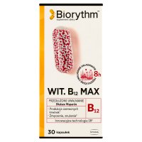Biorythm, witamina B12 max, 30 kapsułek