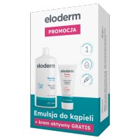 Eloderm zestaw, emulsja do kąpieli 400 ml, krem aktywny 75 ml