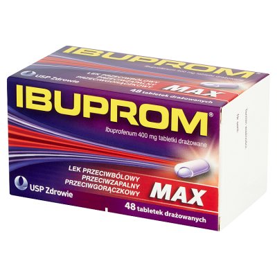 Ibuprom MAX 400 mg 48 tabl.