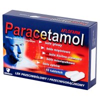 Paracetamol 500 mg, 10 tabletek