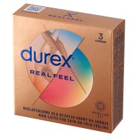 DUREX REALFEEL Prezerwatywy nielateksowe 3 szt.