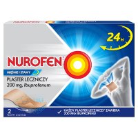 Nurofen Mięśnie i Stawy plaster leczniczy leki przeciwzapalne ibuprofen 200 mg 2 sztuki