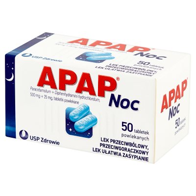 Apap Noc, 50 tabletek