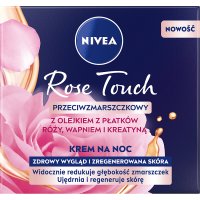 Nivea Rose Touch Przeciwzmarszczkowy krem na noc 50ml