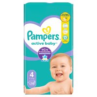 Pampers Active Baby 4 (9-14 kg) pieluchy, 58 sztuk