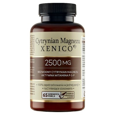 Xenico Pharma, Cytrynian Magnezu, proszek, 165 g
