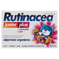Rutinacea junior plus, 20 tabletek do ssania