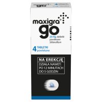 Maxigra Go 25 mg, 4 tabletki powlekane