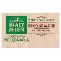 BIAŁY JELEŃ Mydło z lnem Premium, 100 g