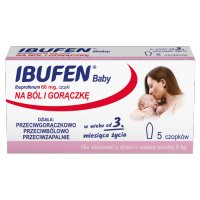 Ibufen Baby 60 mg, 5 czopków