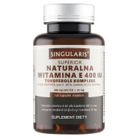 Singularis Naturalna Witamina E (Tokoferole Kompleks) 400 IU, 120 kapsułek